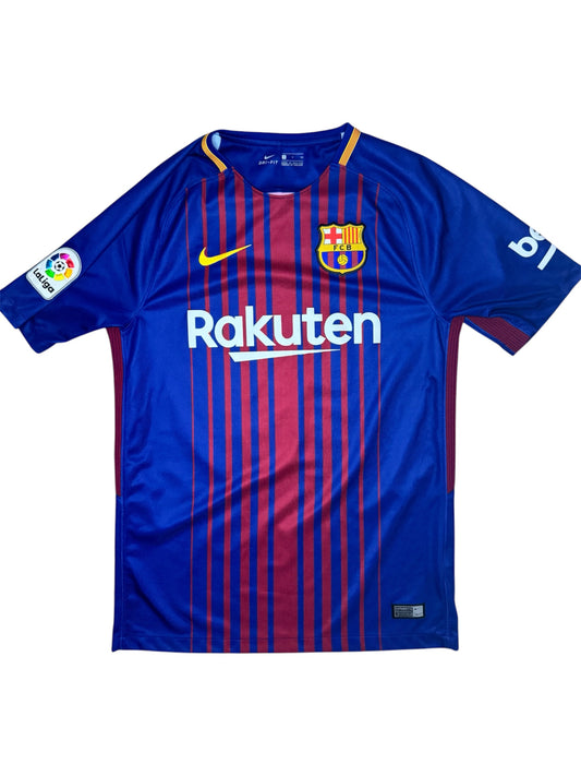 Barcelona 2017/18 Home Shirt #10 Messi (S)