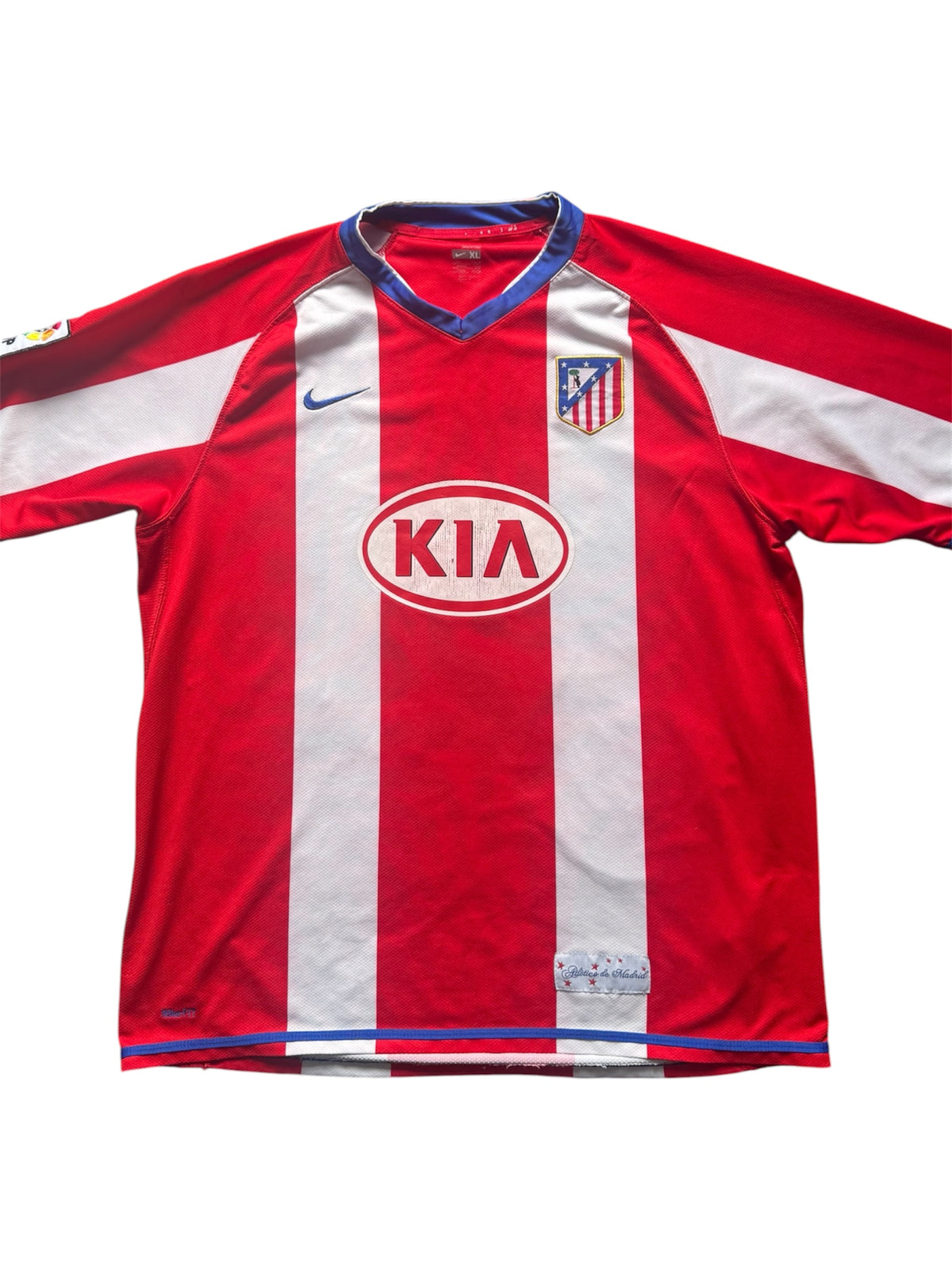 Atletico Madrid 2007/08 Home Shirt #10 Agüero (XL)