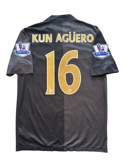 Manchester City 2013/14 Away Shirt #16 Agüero (M)
