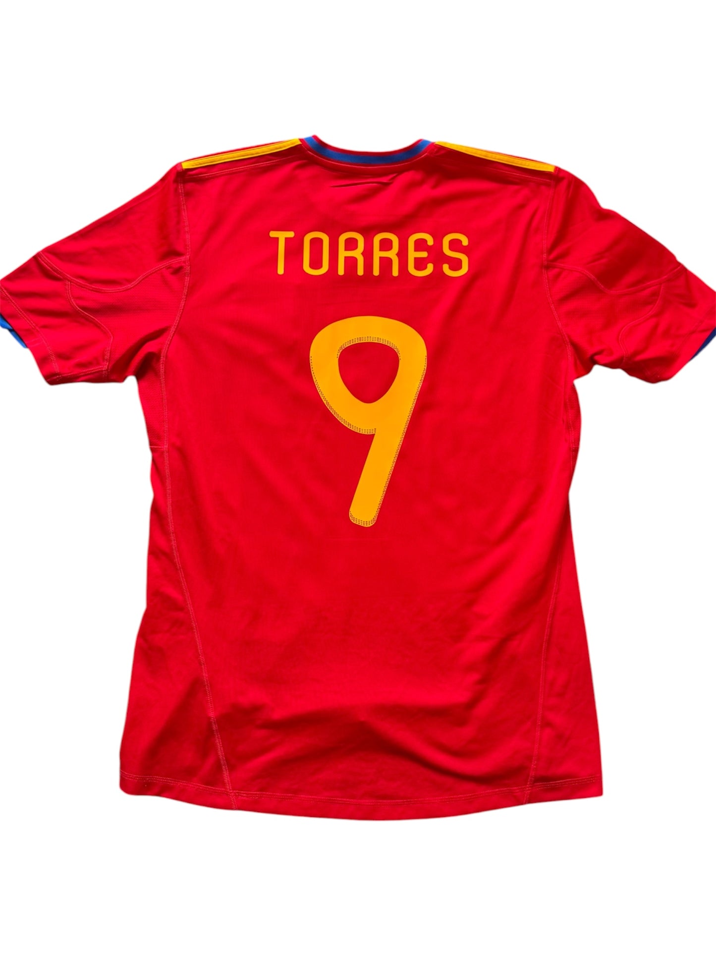 Spain 2010 Home Shirt #9 Torres (L)