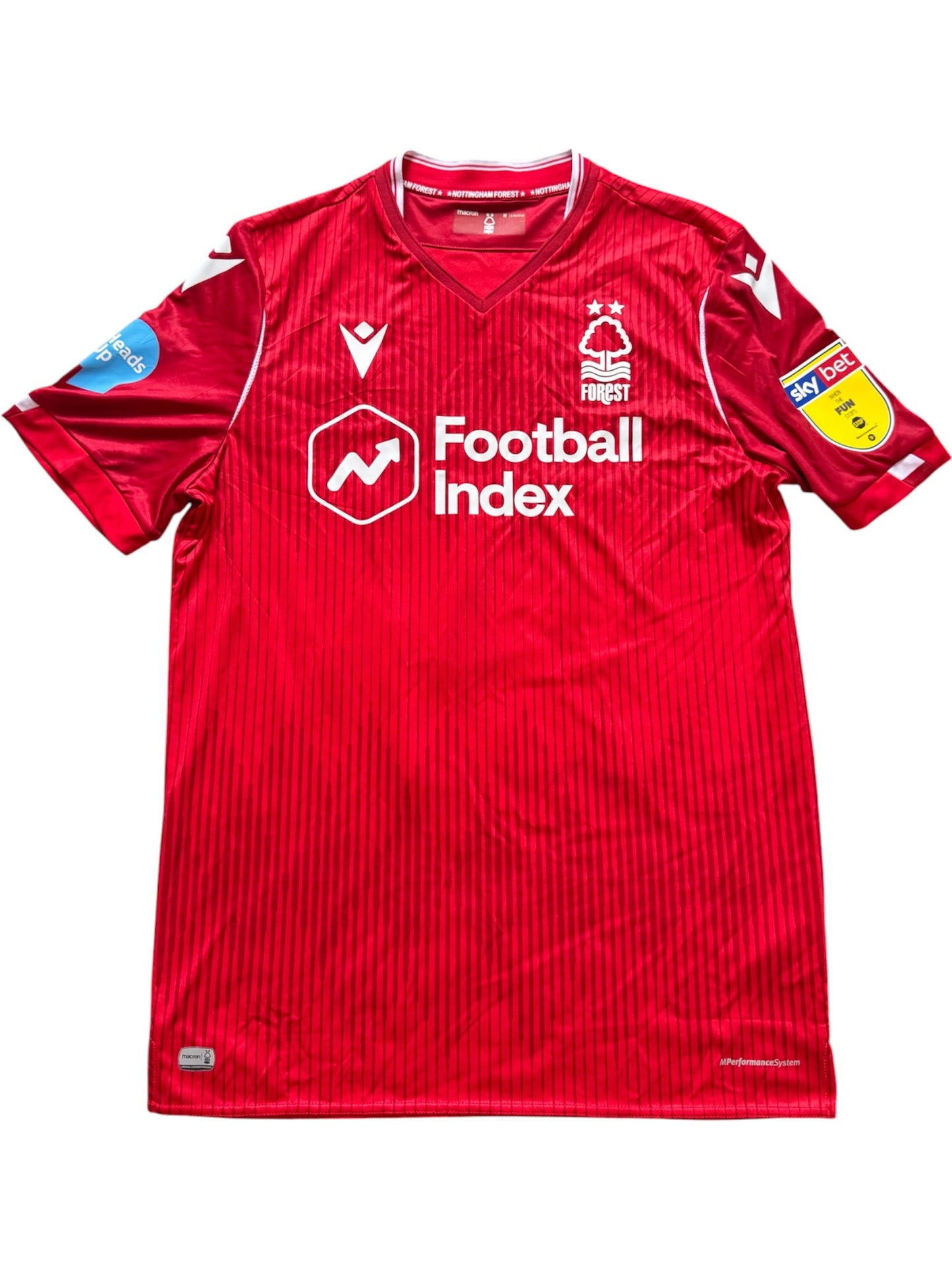 Nottingham Forest 2019/20 Home Shirt #19 Ameobi *Player Issued* (M)