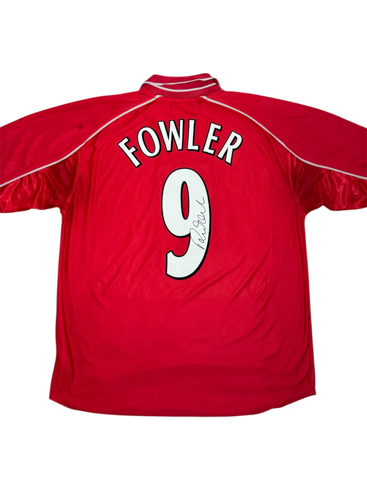 Liverpool FC 2000/01 Home Shirt #9 Fowler *Signed* (L)