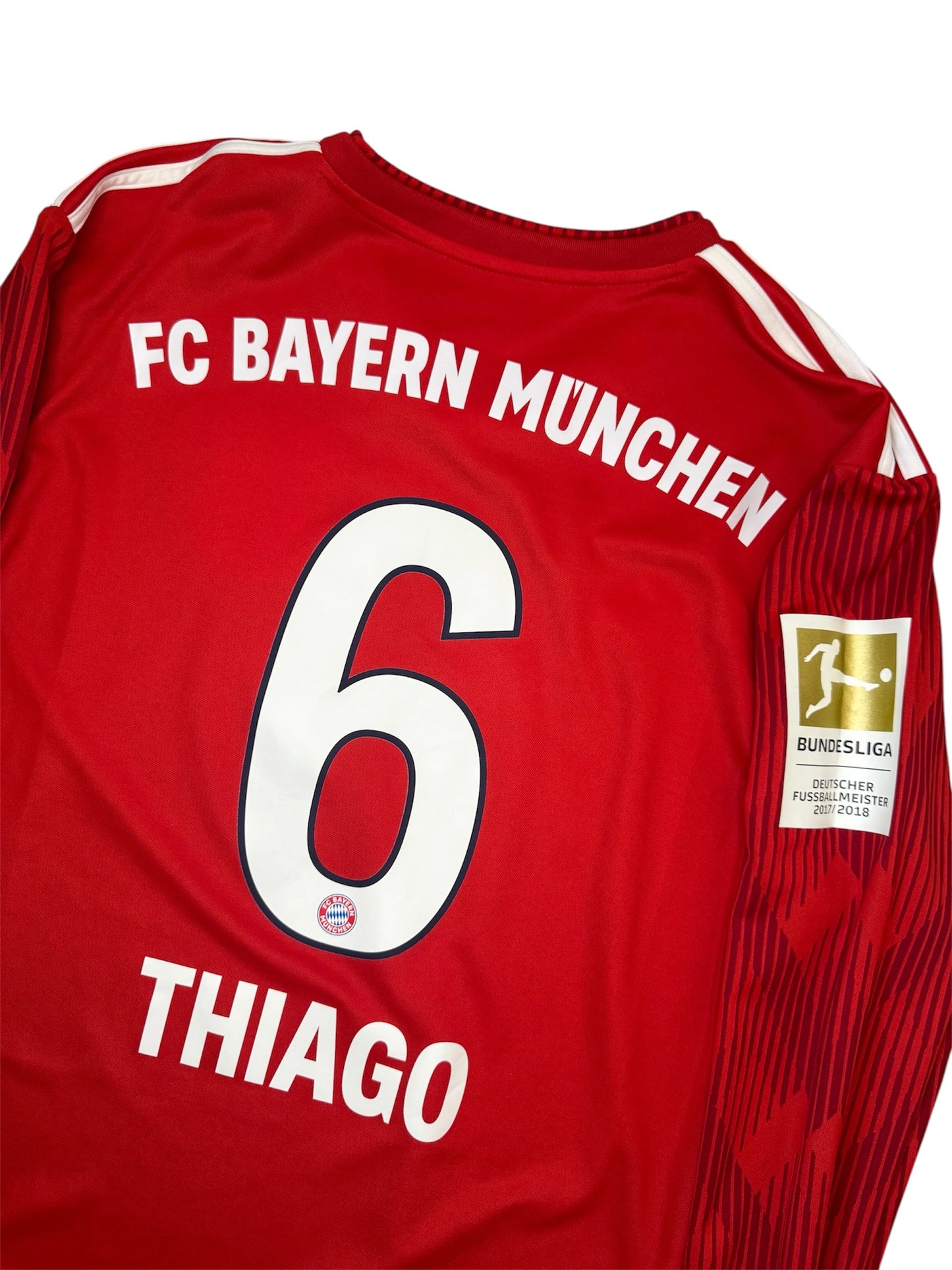 Bayern Munich 2018/19 Home Shirt #6 Thiago (L)