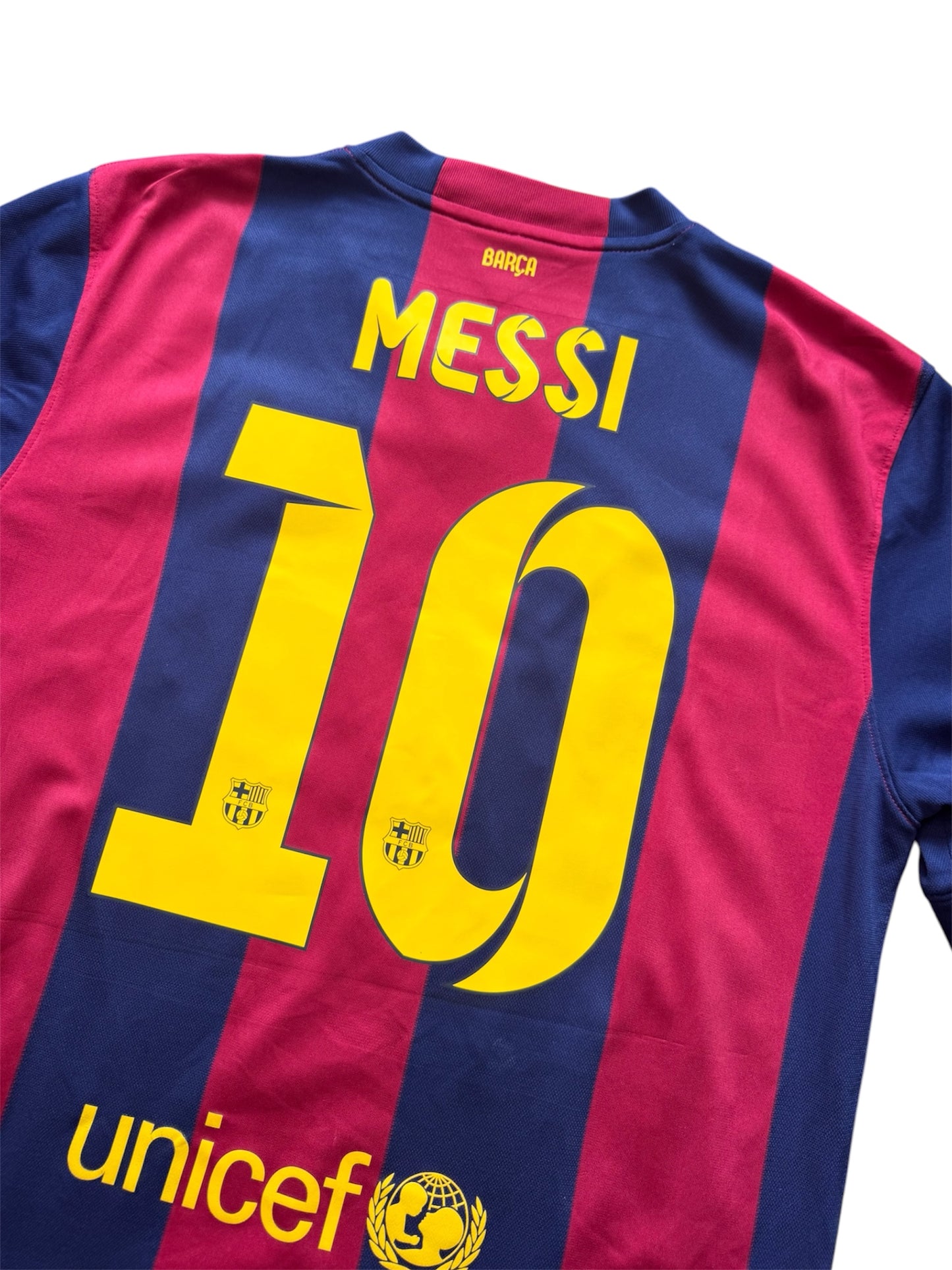 Barcelona 2014/15 Home Shirt #10 Messi (L)
