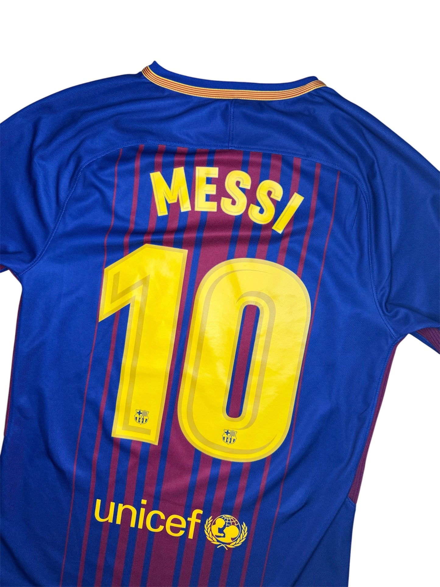 Barcelona 2017/18 Home Shirt #10 Messi (S)
