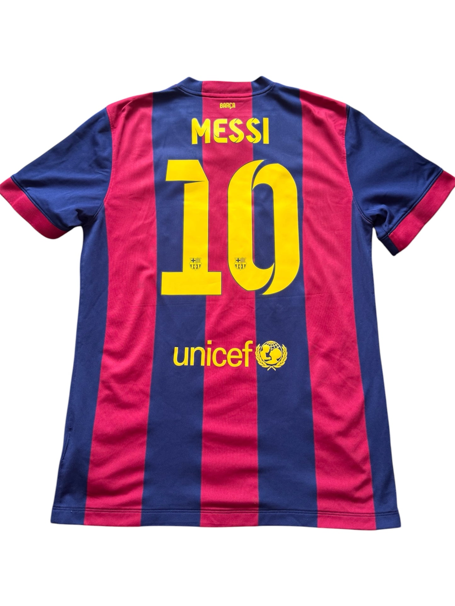 Barcelona 2014/15 Home Shirt #10 Messi (L)