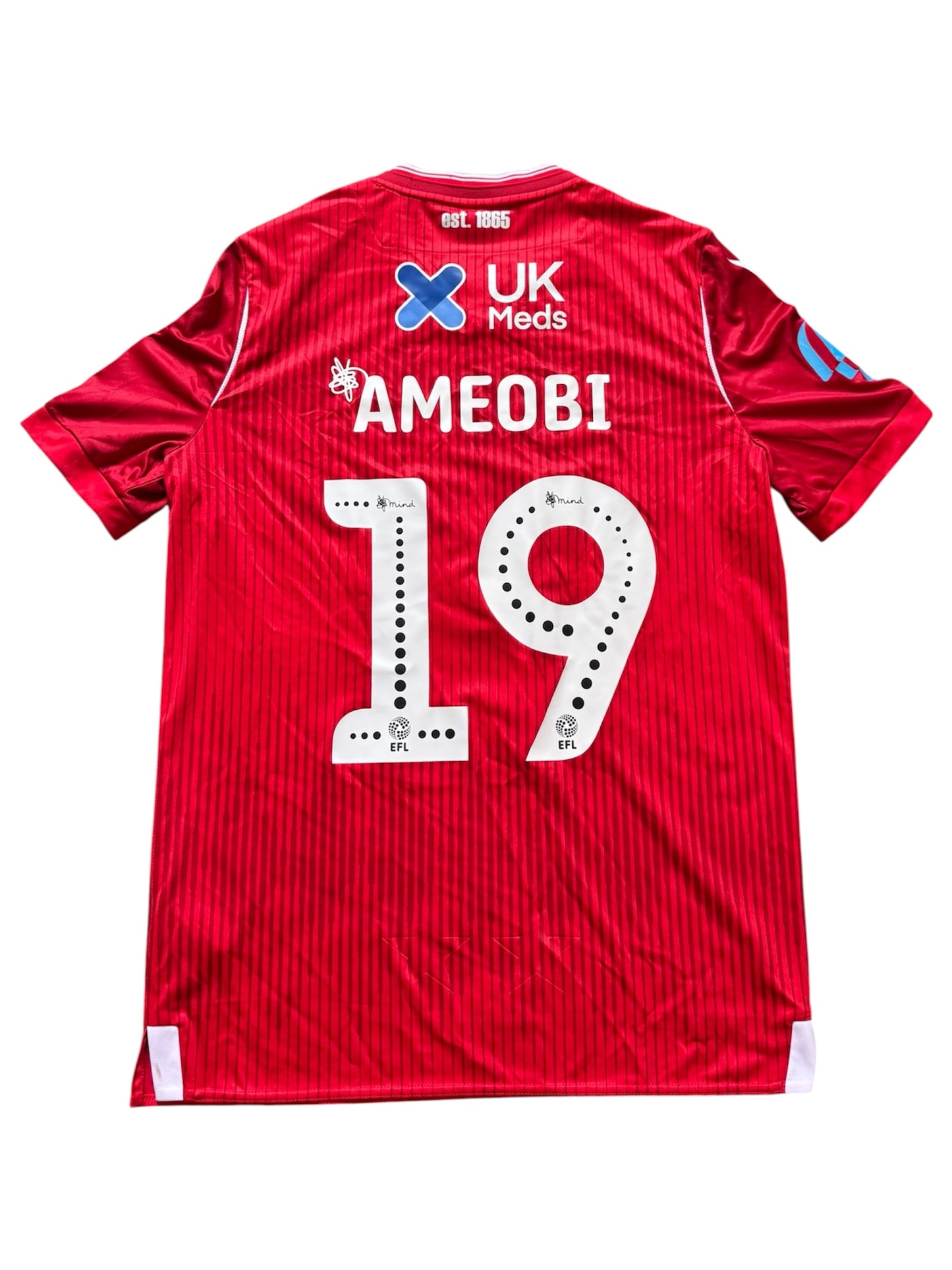 Nottingham Forest 2019/20 Home Shirt #19 Ameobi *Player Issued* (M)