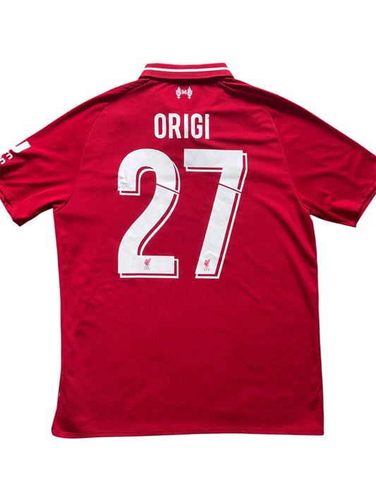 Liverpool FC 2018/19 Home Shirt #27 Origi (M)