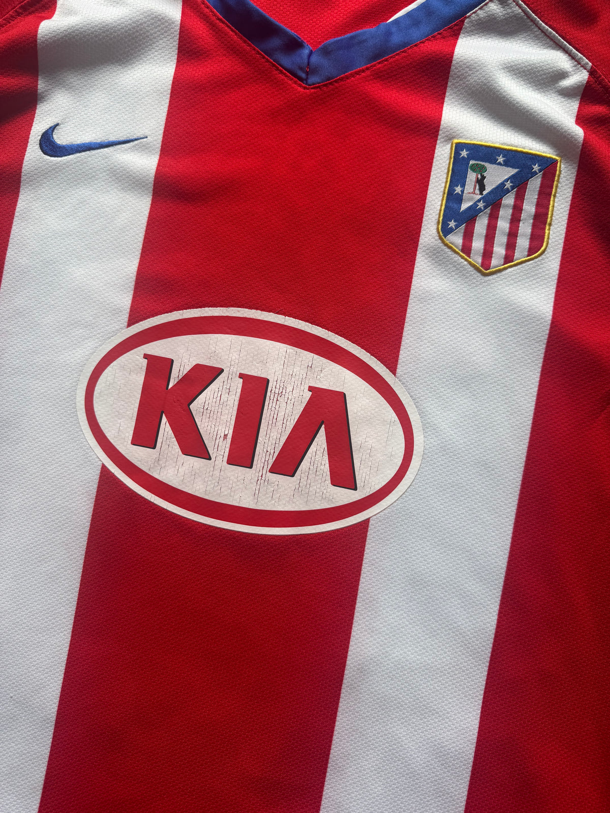 Atletico Madrid 2007/08 Home Shirt #10 Agüero (XL)
