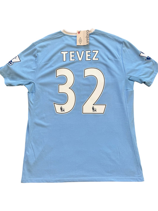 Manchester City 2009/10 Home Shirt #32 Tevez *BNWT* (XL)