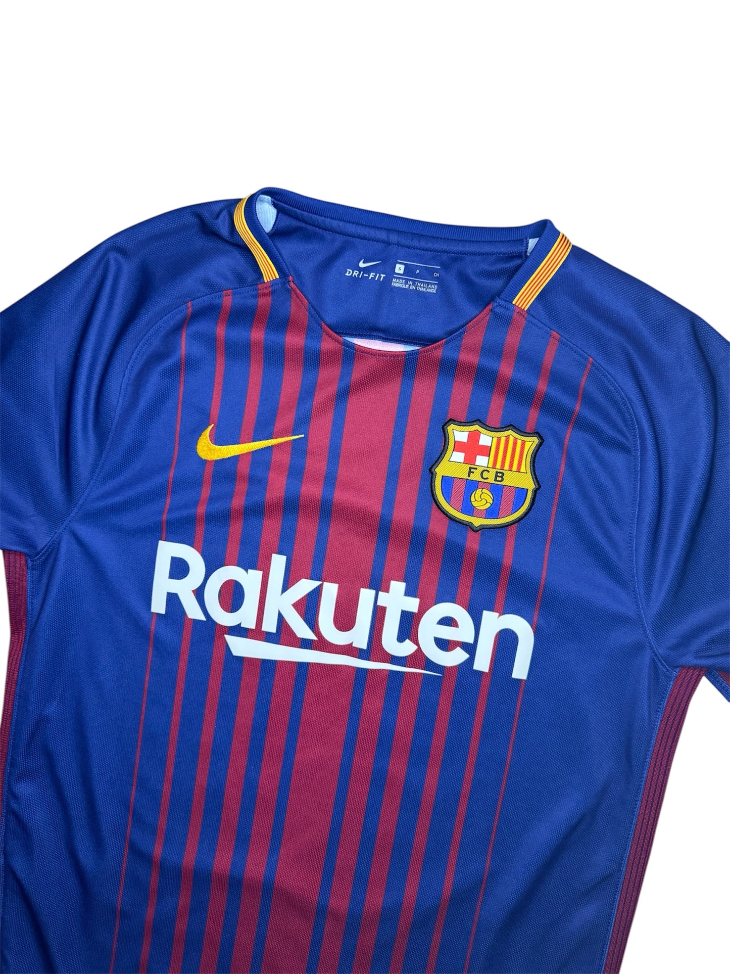Barcelona 2017/18 Home Shirt #10 Messi (S)