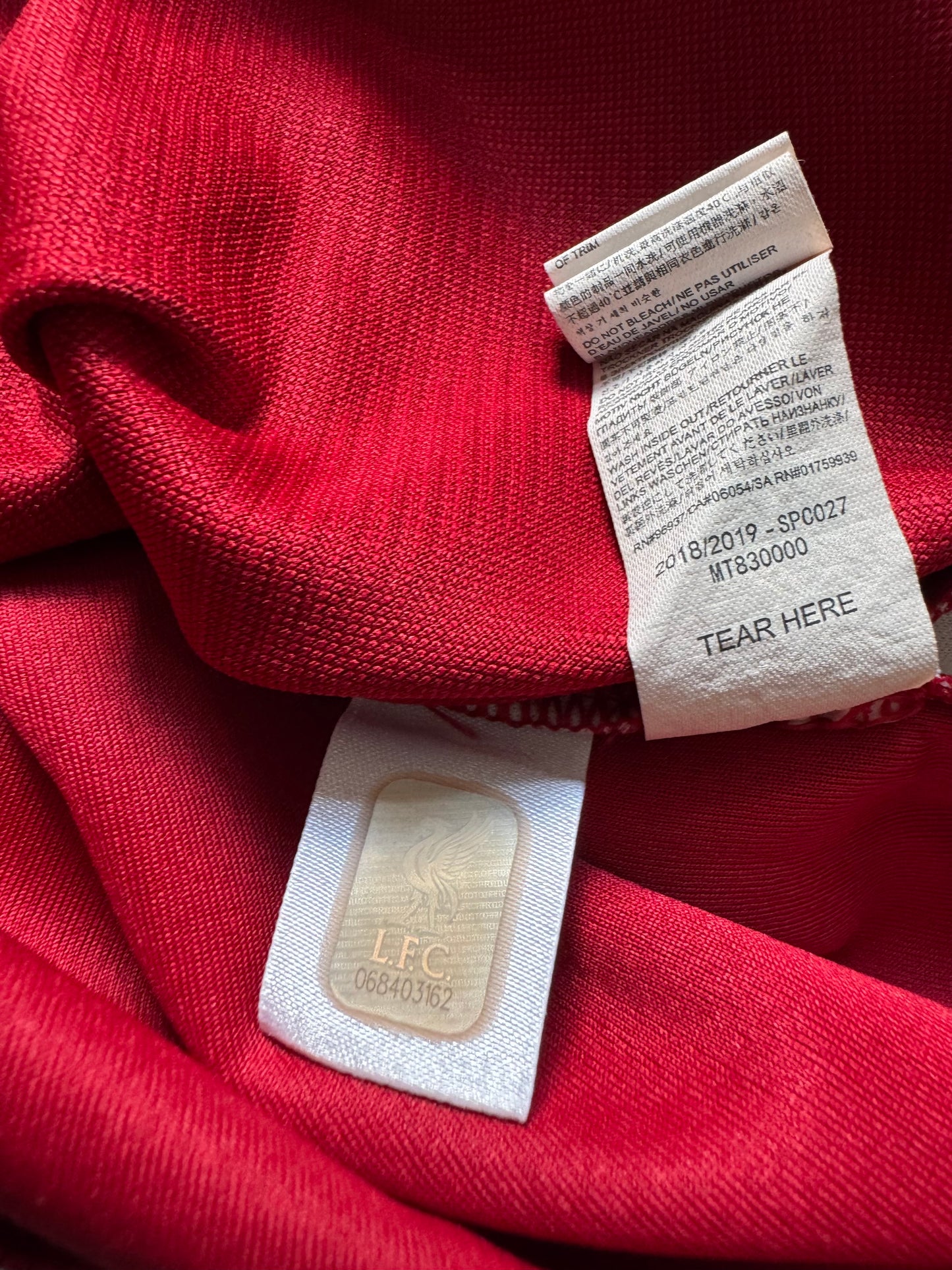 Liverpool FC 2018/19 Home Shirt (M)