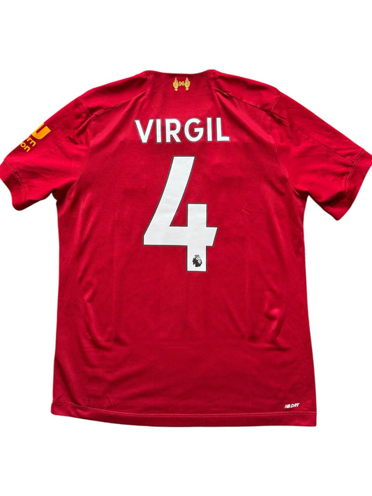 Liverpool FC 2019/20 Home Shirt #4 Virgil (S)