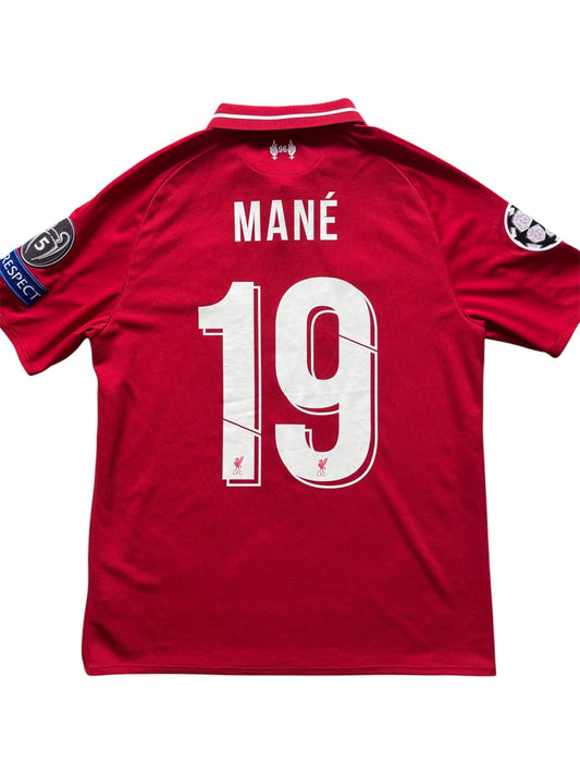 Liverpool FC 2018/19 Home Shirt #19 Mané (S)