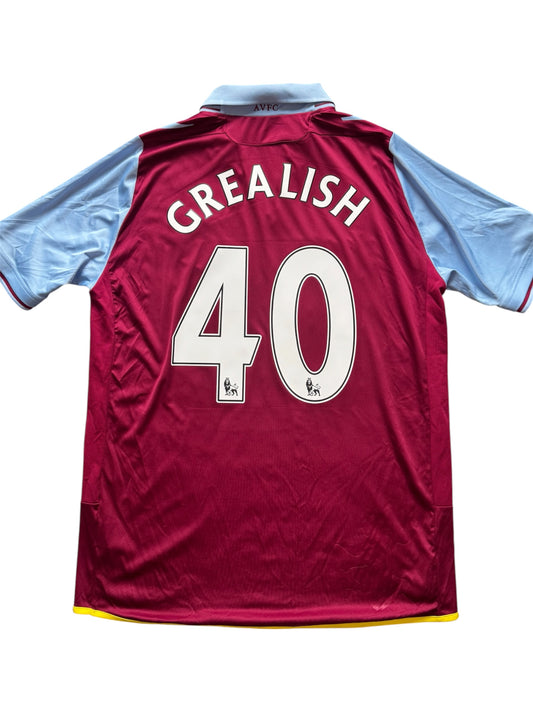 Aston Villa 2012/13 Home Shirt #40 Grealish (XL)