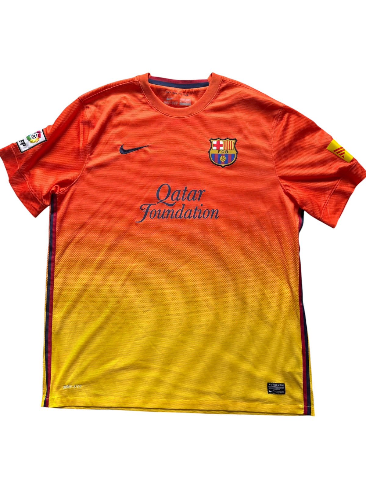 Barcelona 2012/13 Away Shirt #4 Fábregas (XL)