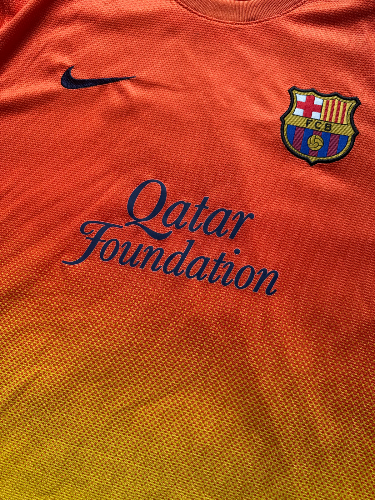 Barcelona 2012/13 Away Shirt #4 Fábregas (XL)