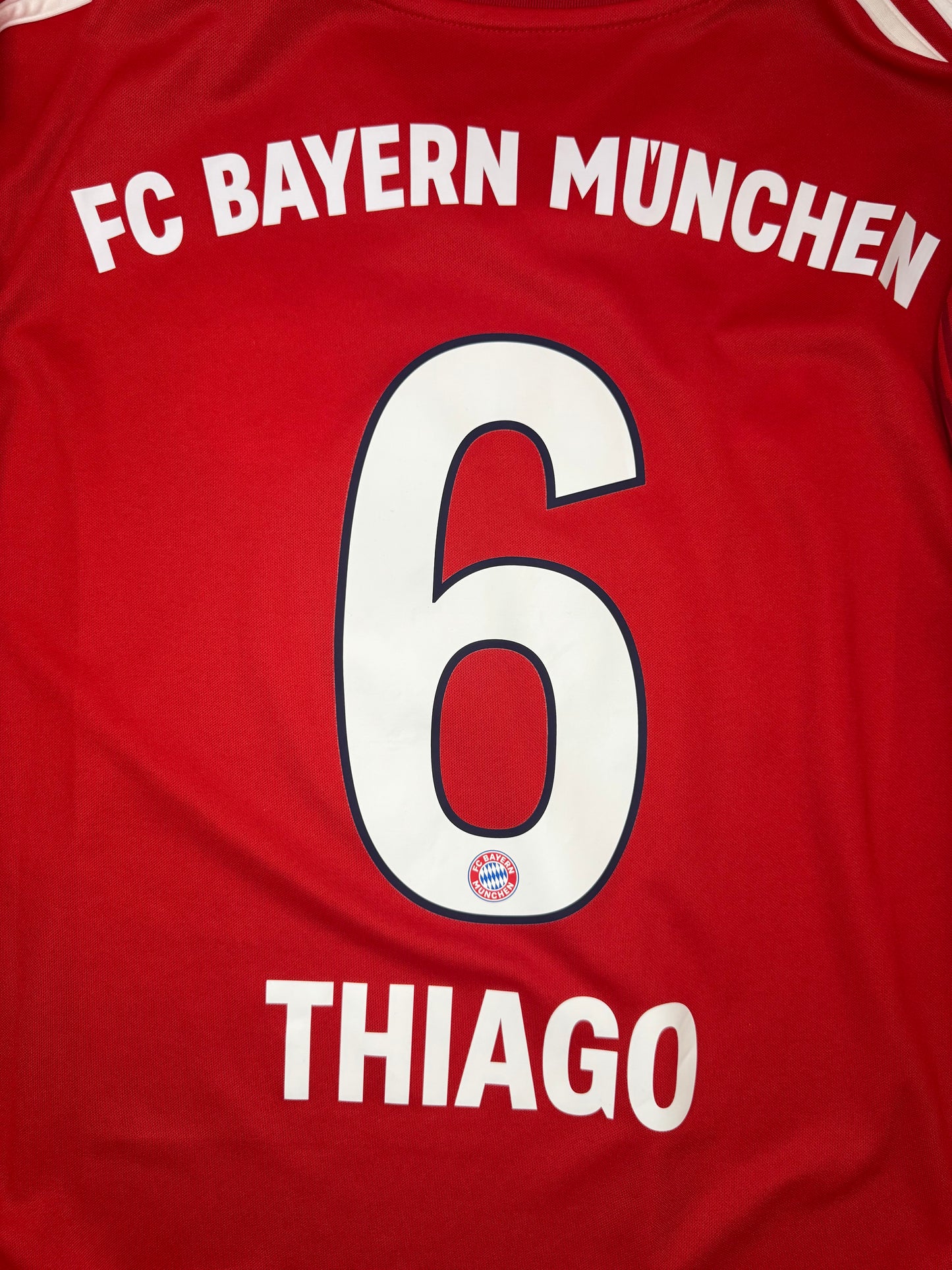 Bayern Munich 2018/19 Home Shirt #6 Thiago (L)