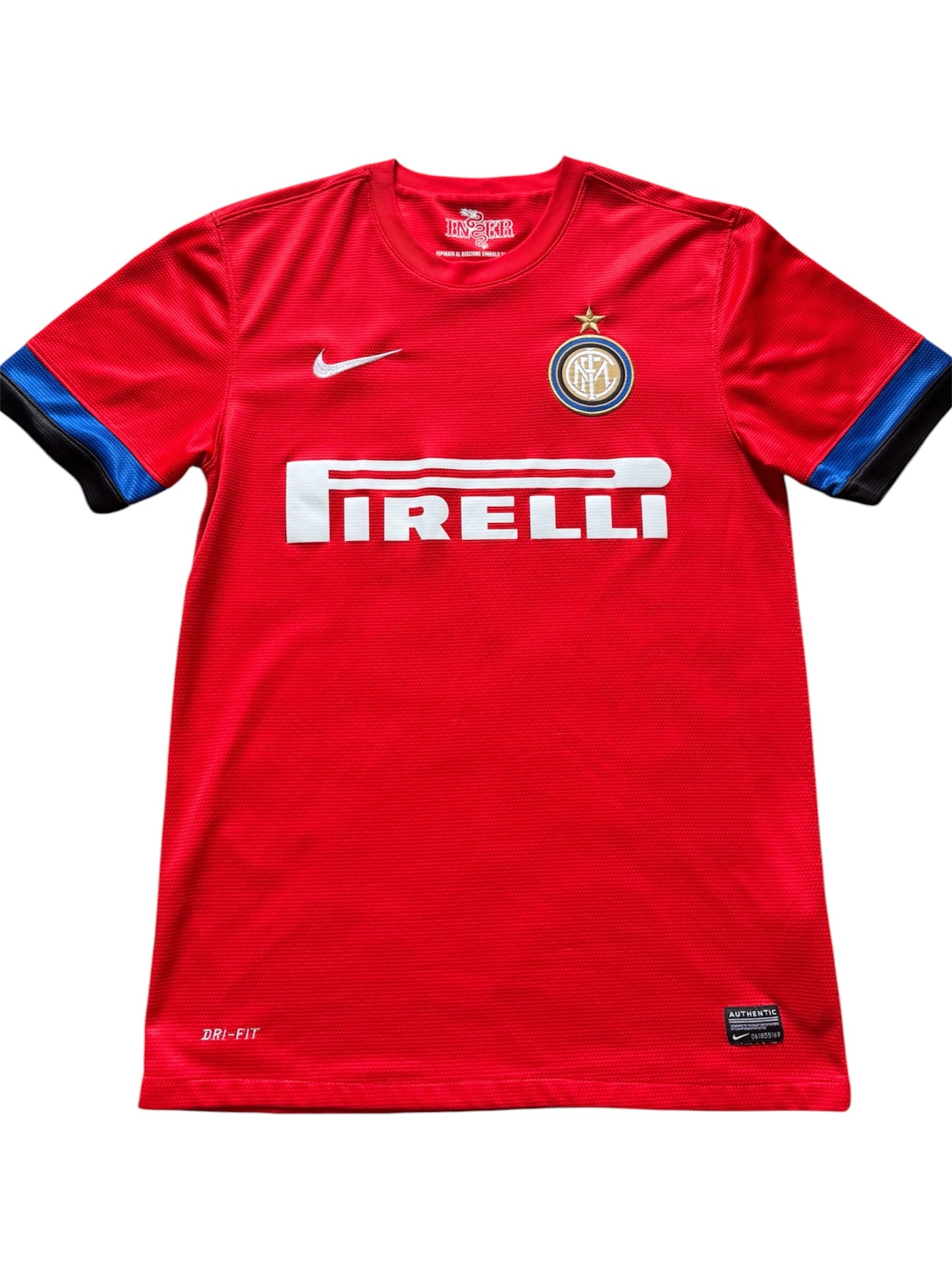 Inter Milan 2012/13 Away Shirt #4 Zanetti (S)
