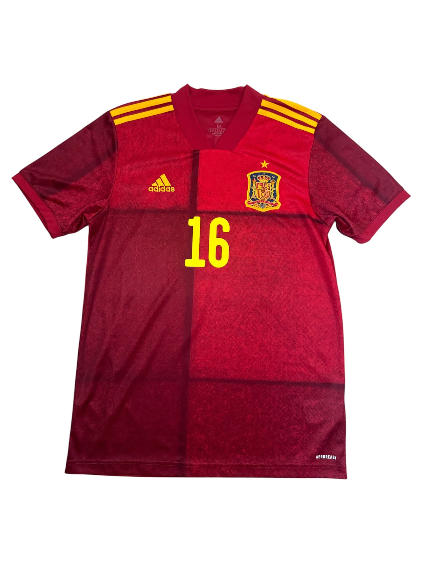 Spain 2020/21 Home shirt #16 Rodri (M)
