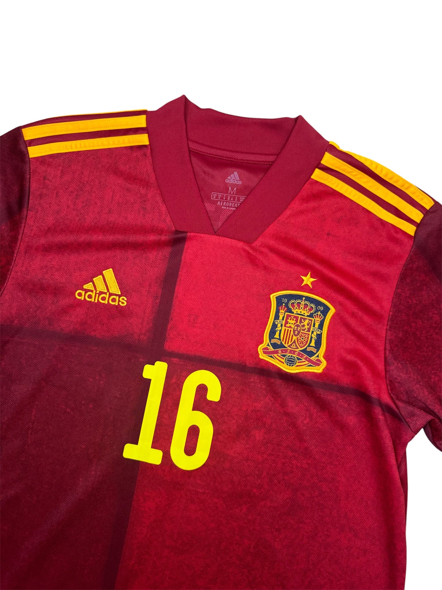 Spain 2020/21 Home shirt #16 Rodri (M)