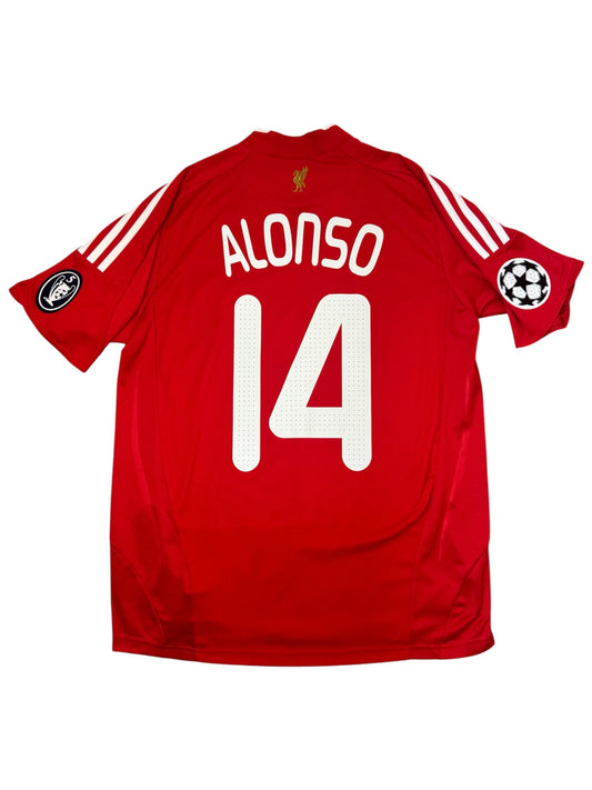 Liverpool FC 2008/10 Home Shirt #14 Alonso (S)