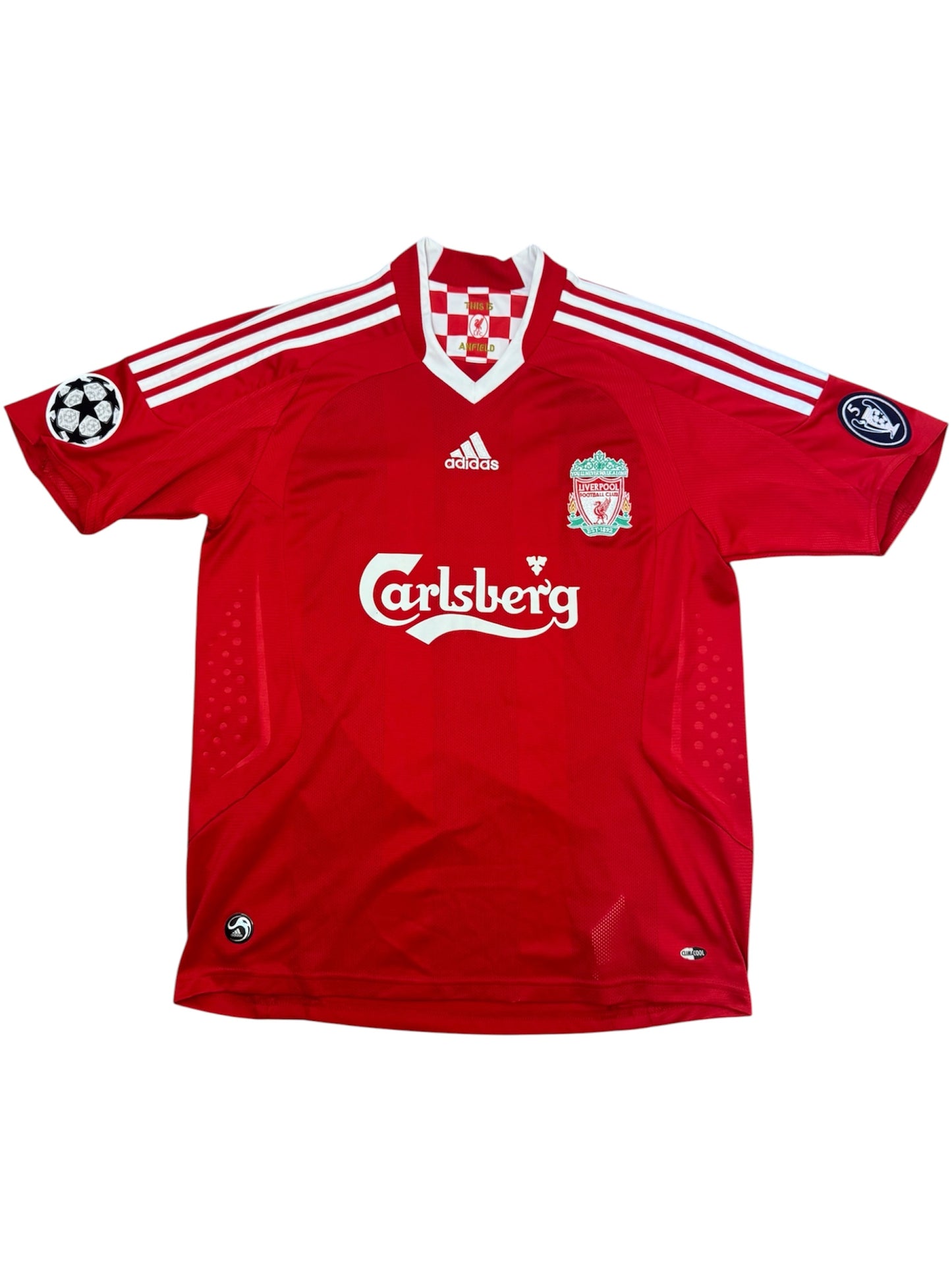 Liverpool 2008/10 Home Shirt #14 Alonso (S)