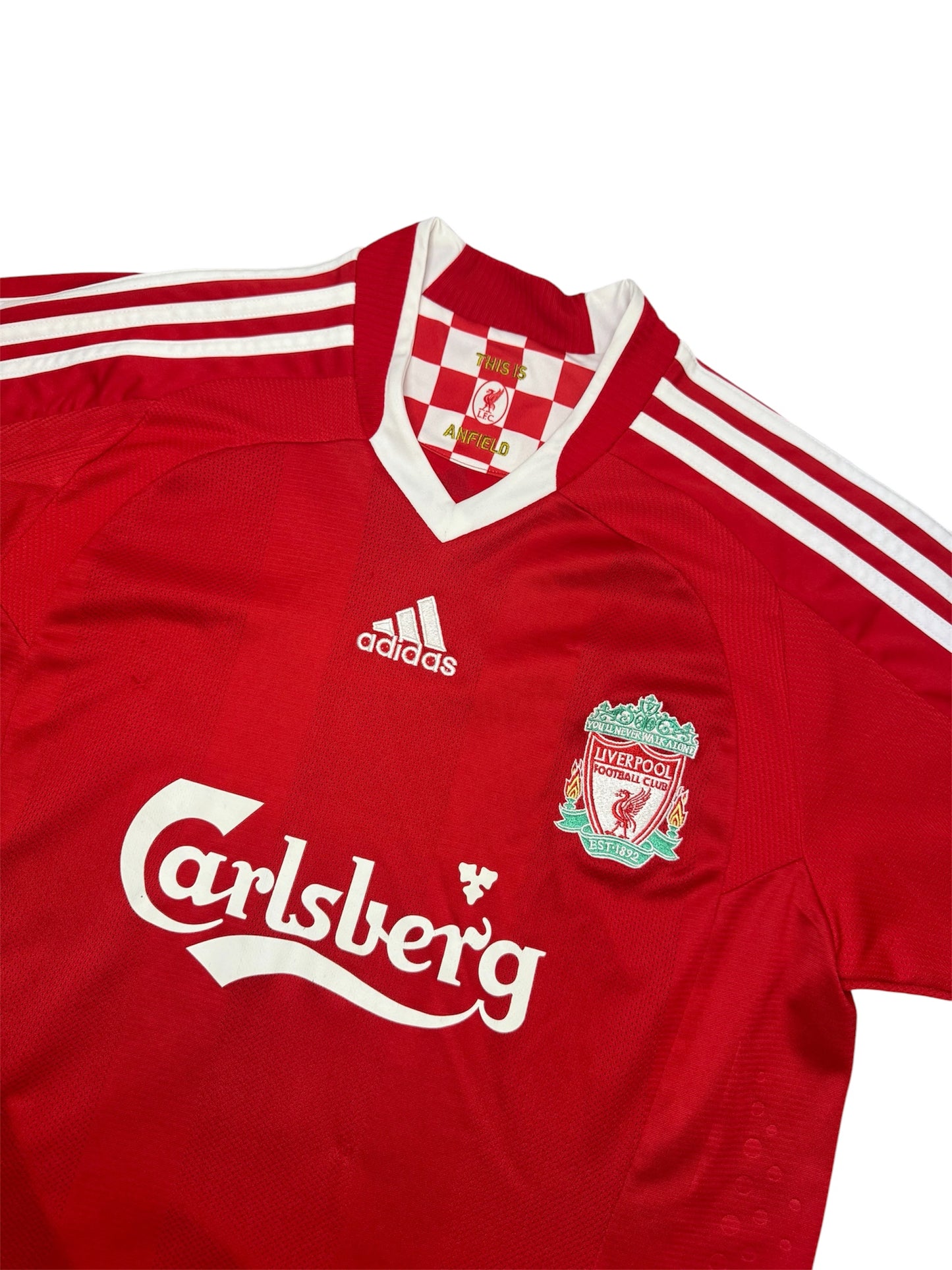 Liverpool 2008/10 Home Shirt #14 Alonso (S)