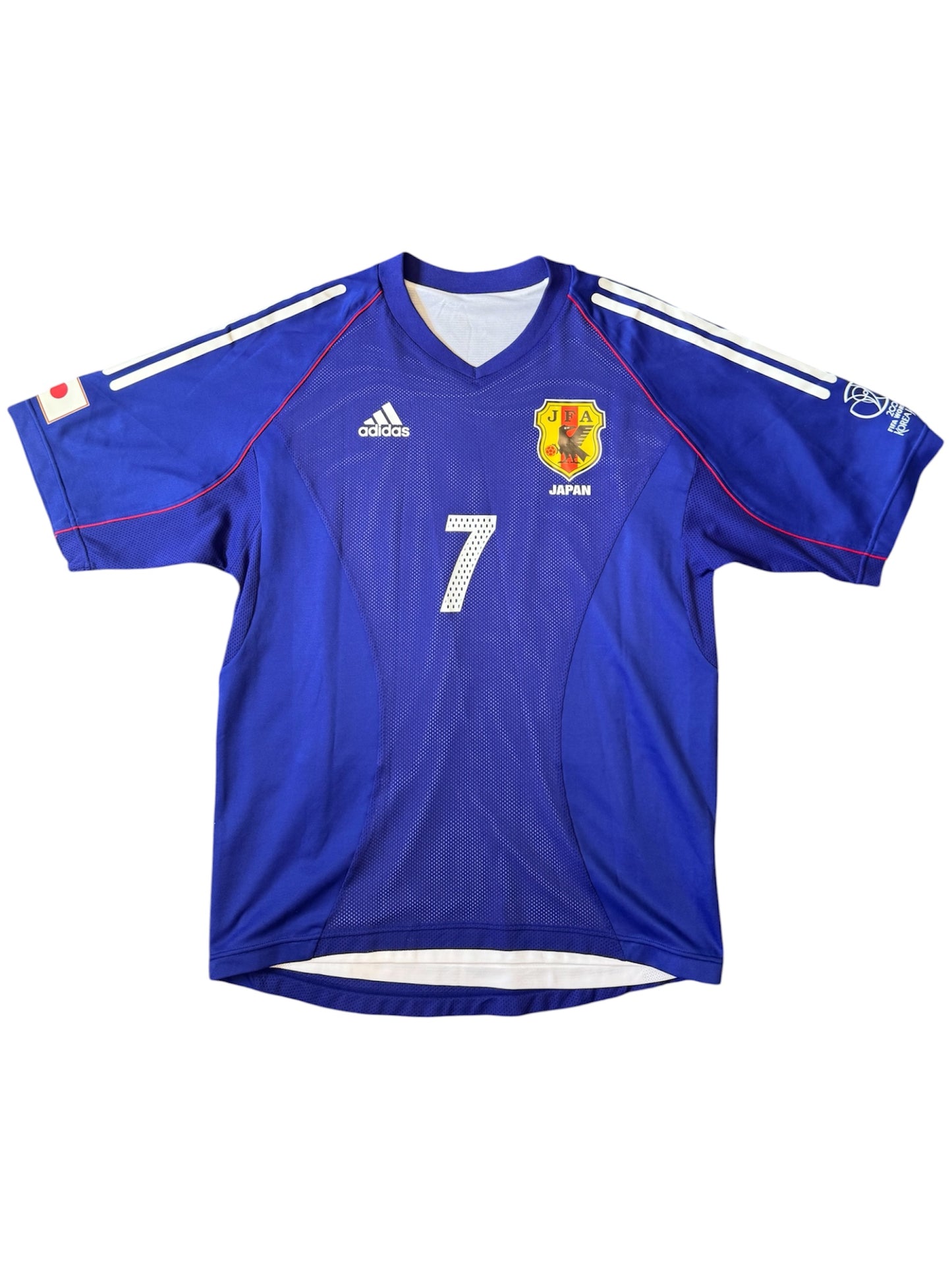 Japan 2002/04 Home Shirt #7 Nakata (L)