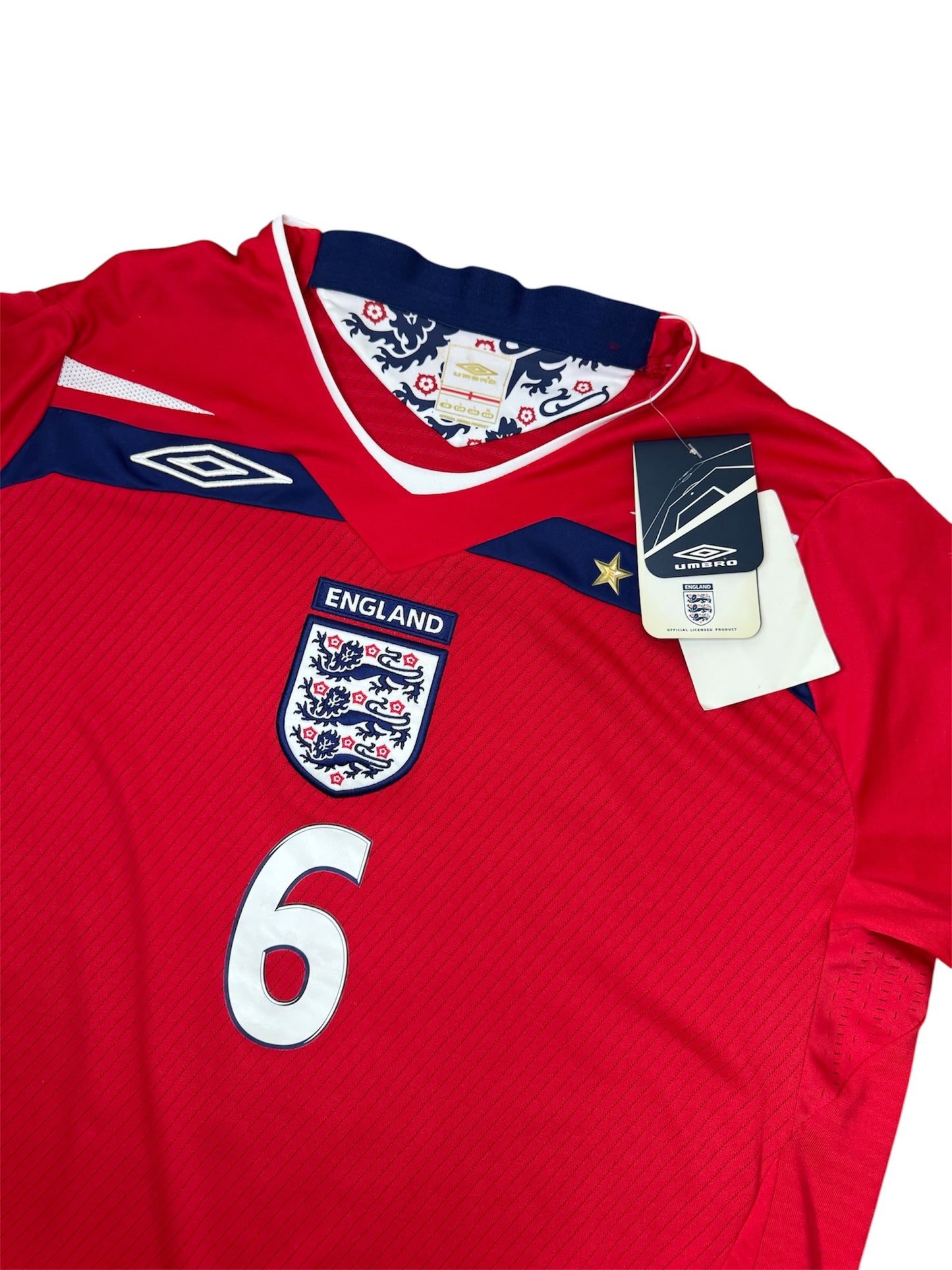 England 2008/10 Away Shirt #6 Terry *SIGNED* (L)