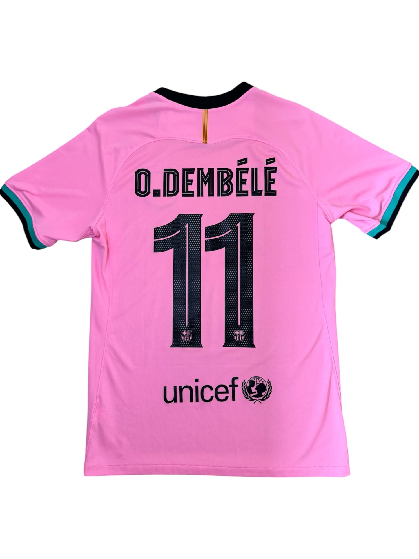 Barcelona 2020/21 Third Shirt #11 O.Dembélé (S)