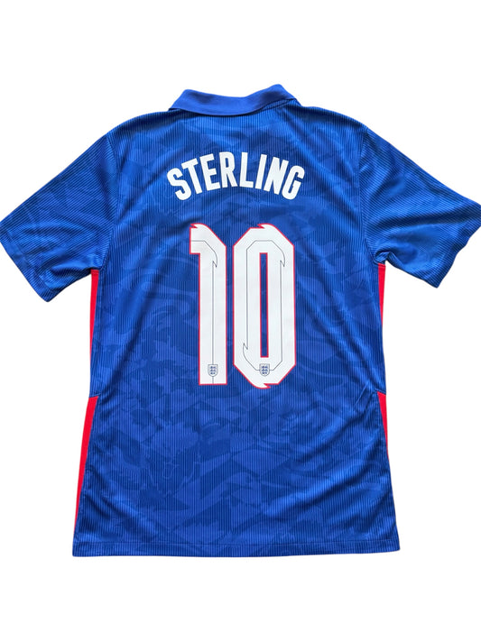 England 2020/21 Away Shirt #10 Sterling (M)