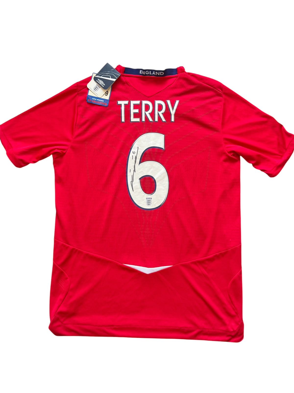England 2008/10 Away Shirt #6 Terry *Signed* (L)
