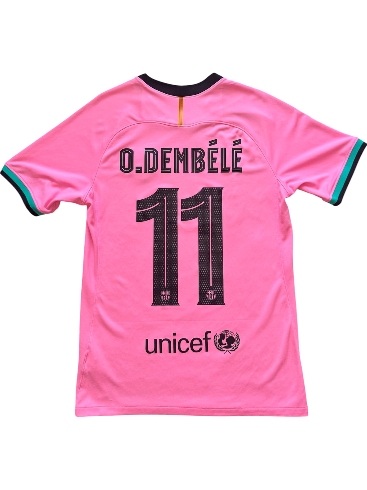 Barcelona 2020/21 Third Shirt #11 O.Dembélé (S)