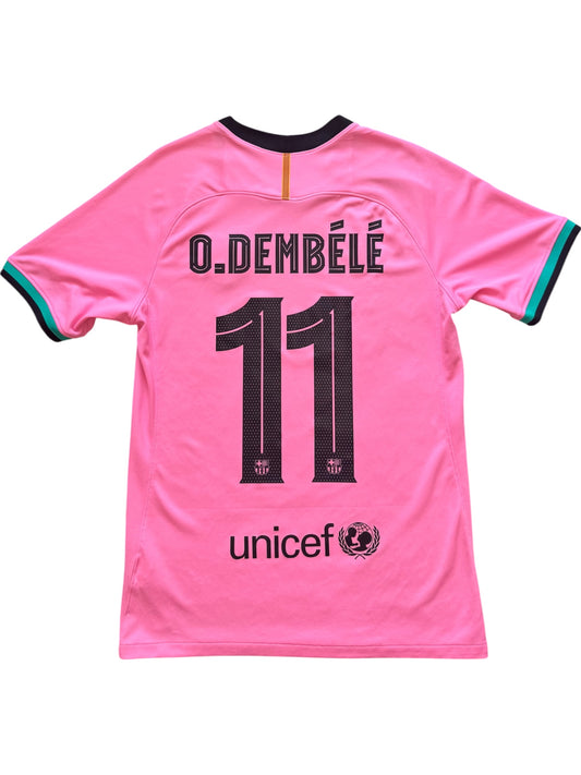 Barcelona 2020/21 Third Shirt #11 O.Dembélé (S)